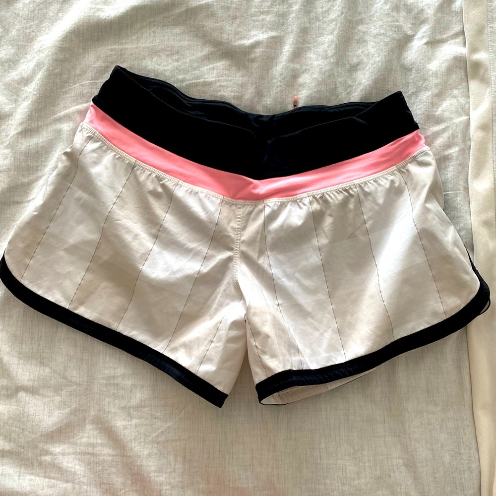 Lululemon Plaid Running Shorts
